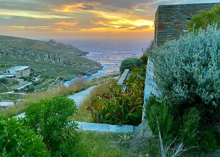 דירה Luxurious Beachfront Haven In Kea *