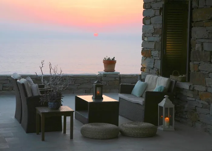 דירה Luxurious Beachfront Haven In Kea *