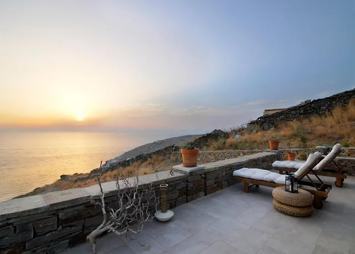 דירה Luxurious Beachfront Haven In Kea Korissia (Kea)