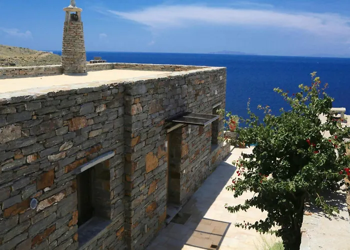 דירה Luxurious Beachfront Haven In Kea