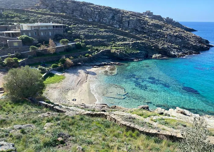 דירה Luxurious Beachfront Haven In Kea Korissia (Kea)